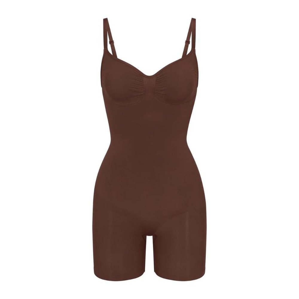 Title: SKIMS Seamless Sculpt Mid Thigh Bodysuit - Cocoa